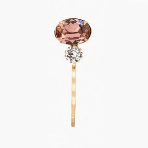 Jennifer Behr Gemma Antique Rose Swarovski Crystal Bobby Pin Hair Pin